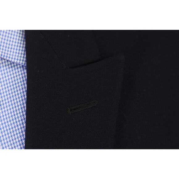 Smith's Bermuda London Samuel Cooper Navy Blue Double Breasted Wool Blazer 40R - Picture 5 of 9